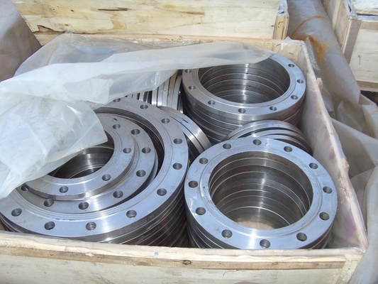 Kragen Pn16 Pn25 schmiedete Kohlenstoffstahl-Flansche gleiten flach an