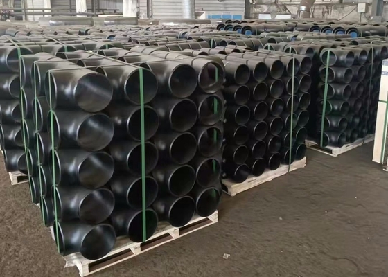 JIS-Standardkolben schweißte Fittings-schwarze malende Ellbögen Q235