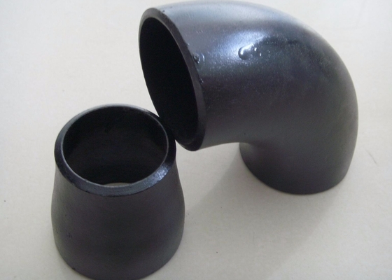 R1 R1.5 90 Schwarz-Malerei-Kolben-Schweißung nahtloses 8&quot; des Grad-Stahlrohrbogen-A234 Wpb