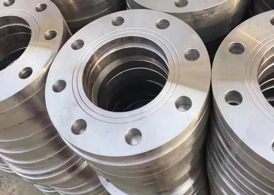 ASME Pn100 Dn100 schmiedete Kohlenstoffstahl-Flansch-flachen Beleg auf angehobenem Gesichts-Schweißungs-Hals