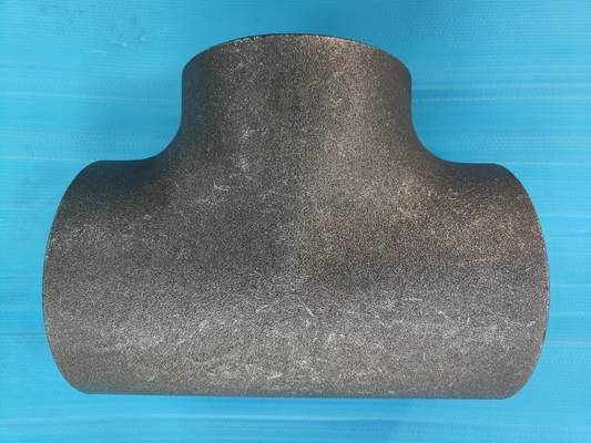 Kohlenstoffstahl-reduzierende T-Stück Ss304 Ss321 Ss316l schwarze Malerei 4 Zoll