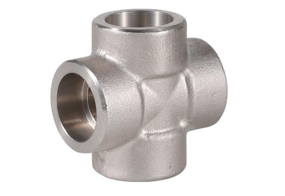 ASME B16.9 SS304 SS316 Querrohrverschraubungen Stumpfschweißkreuz geschmiedet
