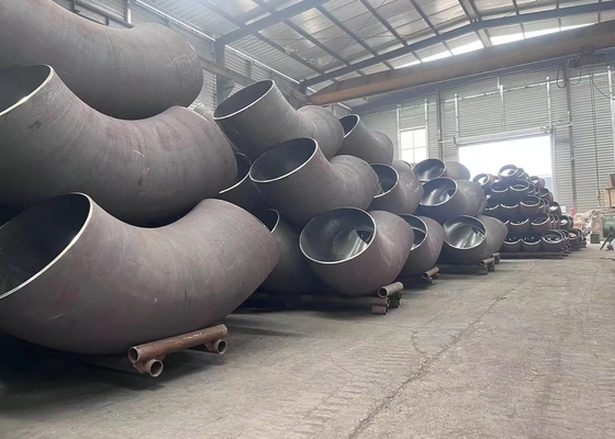 API5l Stumpfschweißfittings Kohlenstoffstahl 90-Grad-Bogen DN600-DN1800