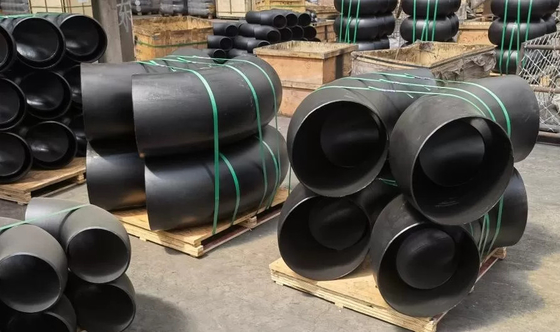 Schwarz-Stahlrohrbogen DN600-DN1800 SCH10 SCH20 ASME B16.9 Geschlechtskrankheit SCH40 SCH80