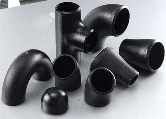 Standard des 426mm Kolben-Schweißungs-Ellbogen-Gost-En10253-2 Astm schwarze Malerei sandstrahlen