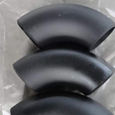 219mm Kohlenstoffstahl-Rohrbogen GOST JIS ASTM Standard schwarze Malerei sandstrahlen
