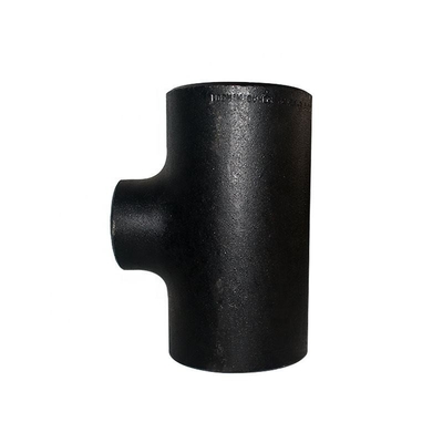 ASME B16.5 WP321/347 150 # Edelstahl-gleiche T-Stück Fittings-Schwarz-Malerei