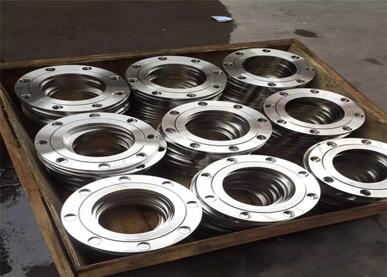 Flansch PN16 PN6 EN1092-1 schmiedete werfende Haar-Linie Beschichtung NPT verlegte