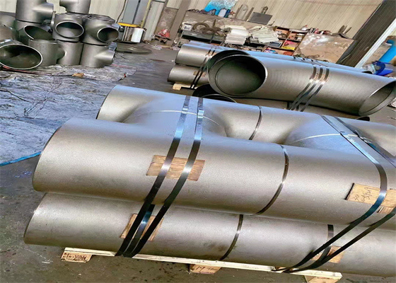Kohlenstoffstahl-gerade T-Stück Astm A 234 Wpb Asme B16.9 Sch40 Kolben-Schweißung