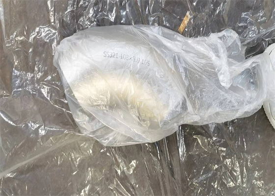 48&quot; Edelstahl-Ellbogen 90D LR GOST SS321 Kolben-Schweißens-Spiegel polierte