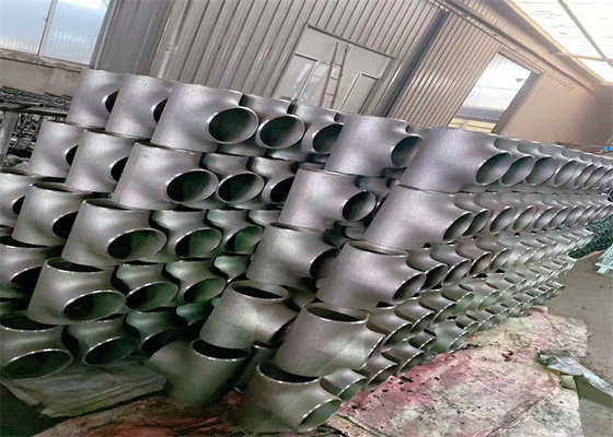 Kohlenstoffstahl-gerade T-Stück Astm A 234 Wpb Asme B16.9 Sch40 Kolben-Schweißung