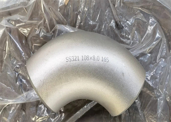 ASTM A403 WP304 6 Zoll-Edelstahl 90 Grad-Ellbogen SCH20