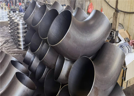 Heißer galvanisierter Kohlenstoffstahl-Ellbogen Q235 heiß, 24 Zoll drückend