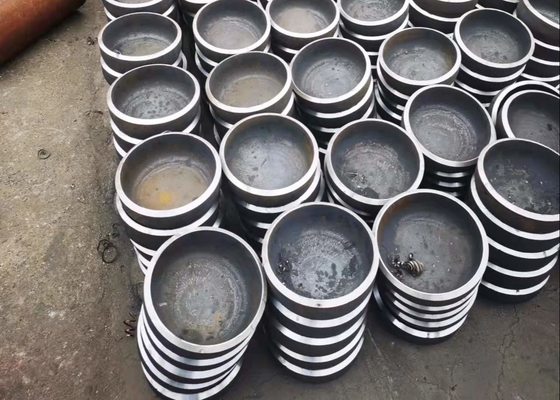 SCH10 galvanisierte die Kohlenstoffstahl-Rohr-Kappe, die schwarze Farbe SCH20 SCH30 SCH40 sandstrahlt